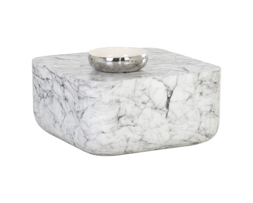 Strut Marble Look Coffee Table