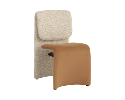 Dunnington Gold - Kona Camel / Noah Ecru Dining Chair