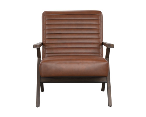 Peyton Bravo Cognac Lounge Chair