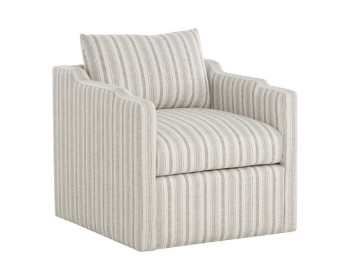 Roosevelt Swivel Gifford Script Lounge Chair