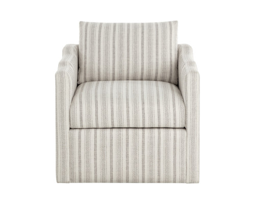 Roosevelt Swivel Gifford Script Lounge Chair