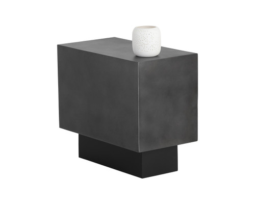 Blakely Gunmetal Side Table