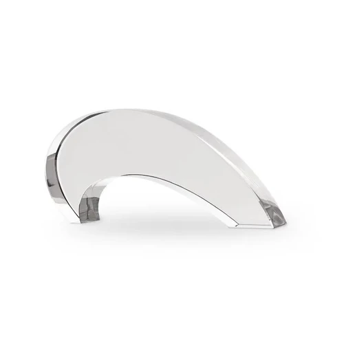Wave Crystal Decorative Accessory | Bone & Brass