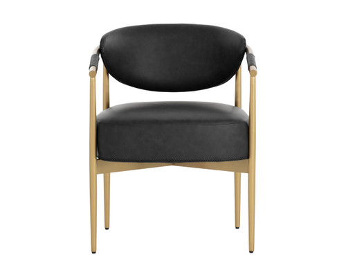 Heloise Dining Bravo Black Armchair