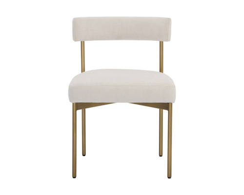 Seneca Antique Brass - Danny Ivory Dining Chair