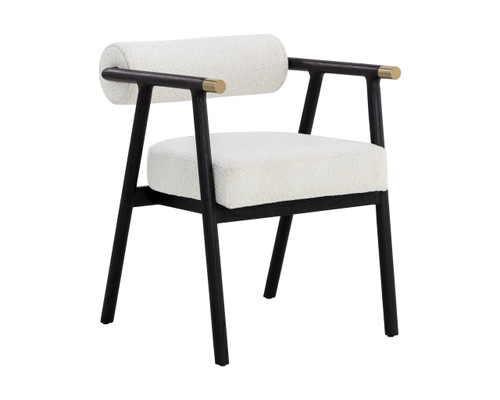 Sova Dining Black - Copenhagen White Armchair