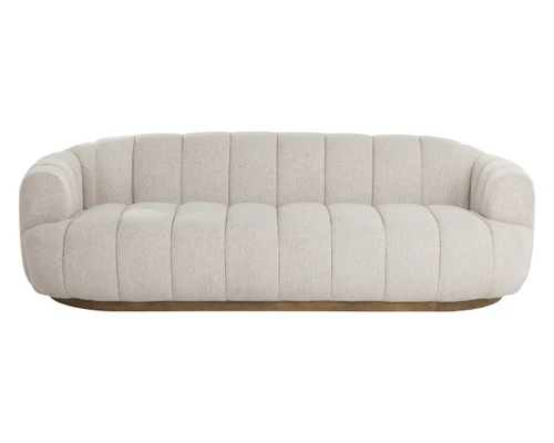 Tadeo Warm Brown - Dove Cream Sofa
