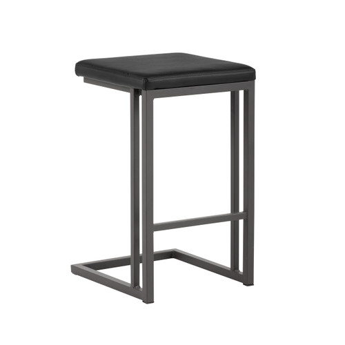 Boone Grey - Onyx Counter Stool