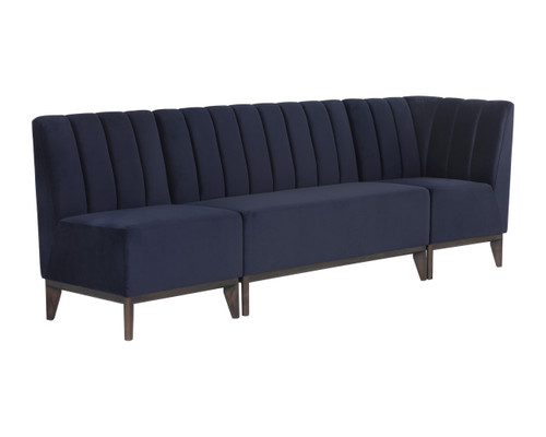 Kosovo Banquette Brown - Abbington Navy