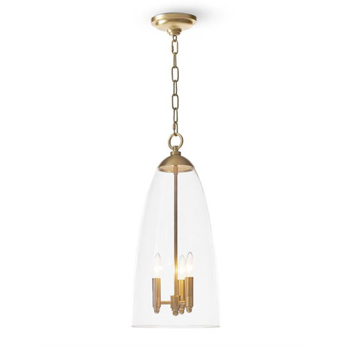 Maiden Glass Pendant - Polished Nickel - Pendant Detail | Bone & Brass
