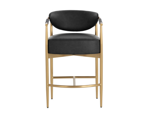 Heloise Bravo Black Counter Stool