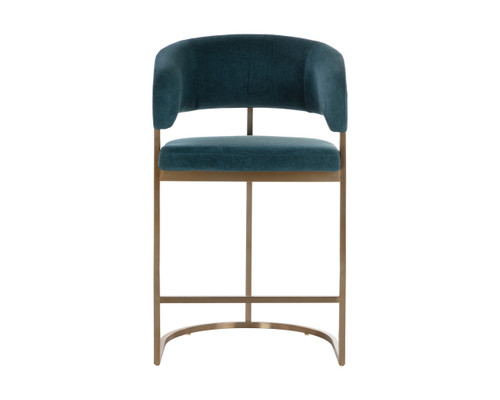 Marris Gold - Danny Teal Counter Stool