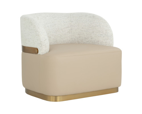 Brinda Swivel Napa Beige / Hailey Moon Lounge Chair