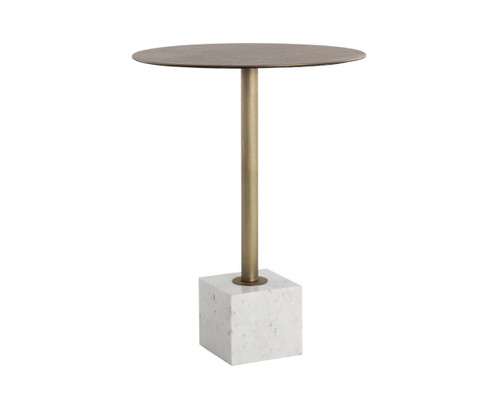 Kata Bar White Marble Table