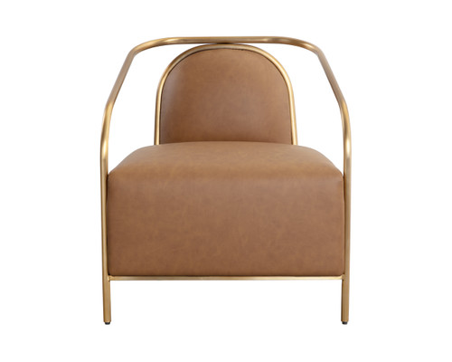 Cicero Milliken Cognac Lounge Chair