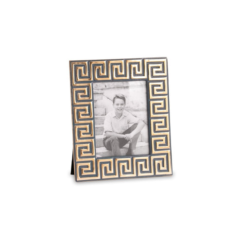 Encanto Greek Key Frame 5 x 7 (Midnight) | Bone & Brass
