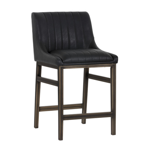 Halden Vintage Black Counter Stool