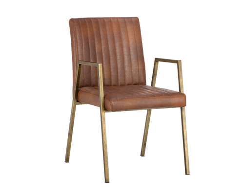 Homer Dining Bravo Cognac Armchair