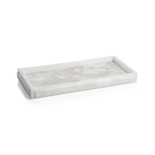 Côte d'Azur Alabaster Vanity Tray | Bone & Brass
