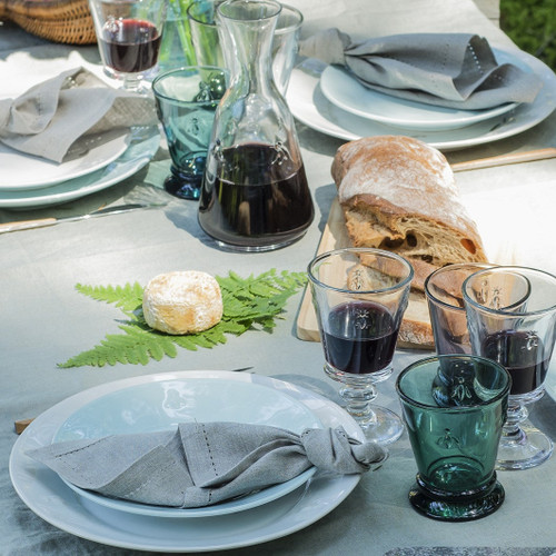 Bee Ceramic Salad/Dessert Plates Set of 4, Ecru or French Blue, view 2