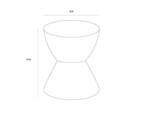 Logan End Grey Table