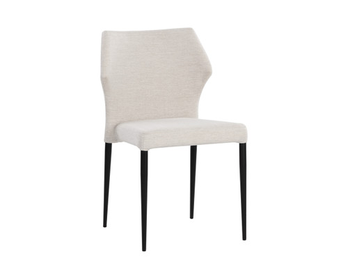 James Stackable City Beige Dining Chair