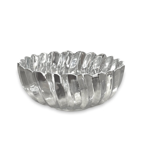 Vintage Orlando Medium Aluminum Serving Bowl | Bone & Brass