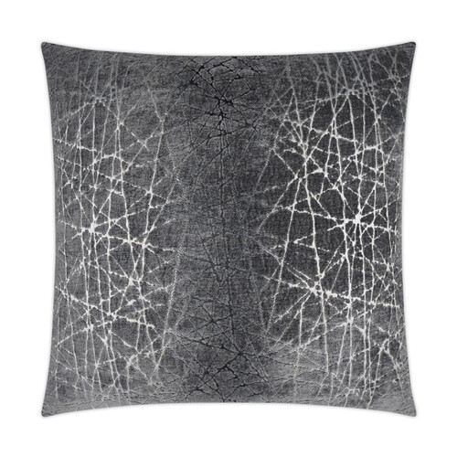 Questa Caviar Throw Pillow | Bone & Brass