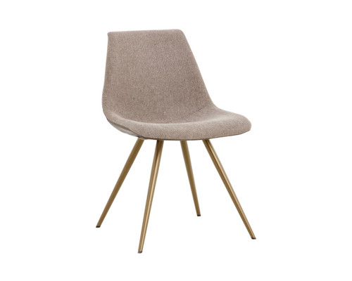 Lipa Antique Bronze - Belfast Oyster Shell / Porpoise Dining Chair