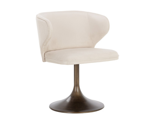 Simone Swivel Casablanca Cloud Dining Chair