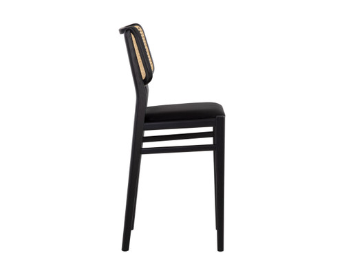 Annex Abbington Black / Natural Counter Stool