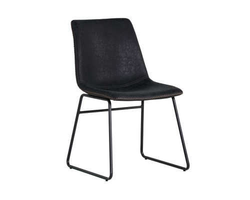 Cal Antique Black Dining Chair