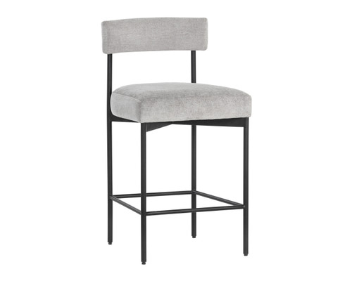 Seneca Black - Polo Club Stone Counter Stool