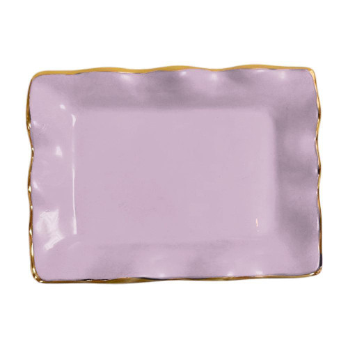 Encanto Vento Small Rectangular Tray (Lilac) | Bone & Brass