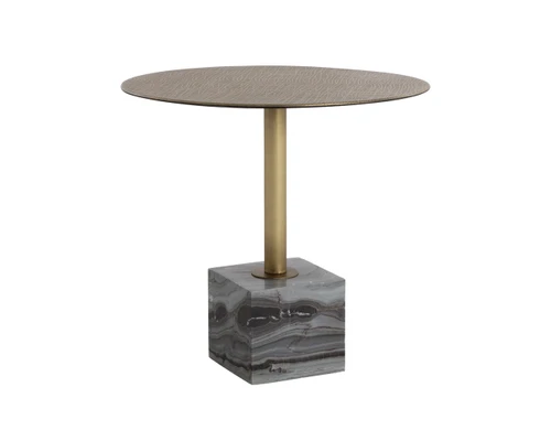 Kata Bistro Grey Marble - 32" Table