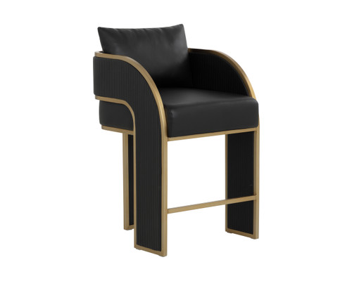 Baz Napa Black Counter Stool