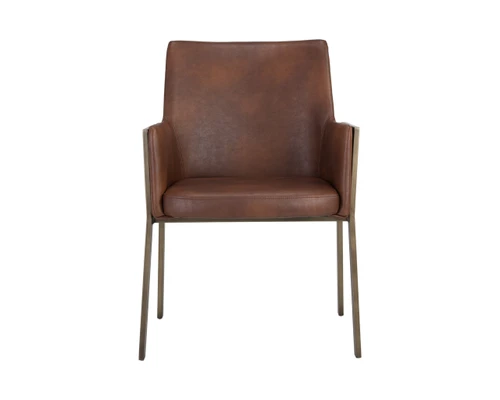 Bernadette Dining Bravo Cognac Armchair