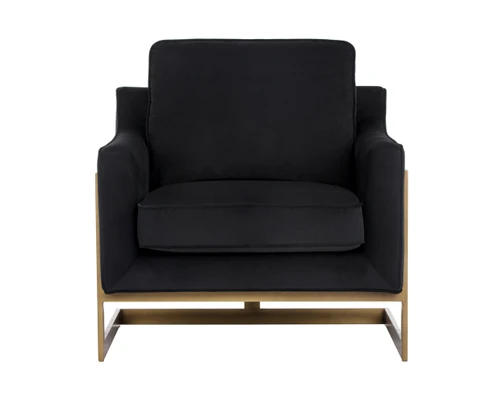 Kalmin Abbington Black Lounge Chair