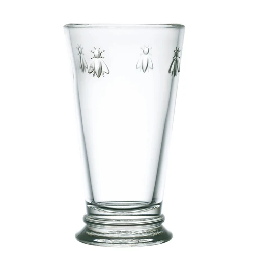 Bee Clear Highball Glasses — Set of 6