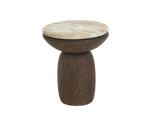 Orula End Marble Look - Macchiato Table