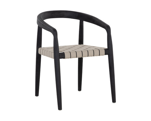 Cayman Dining Charcoal Armchair