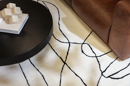 Tilda Hand-Tufted Rug Ivory / Charcoal - 9' X 12'