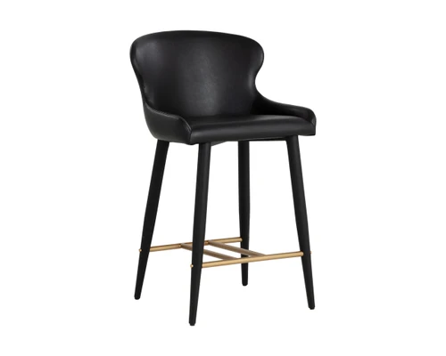 Evora Bravo Black Counter Stool