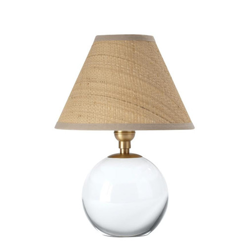 Giorgio Crystal Natural Brass Mini Lamp