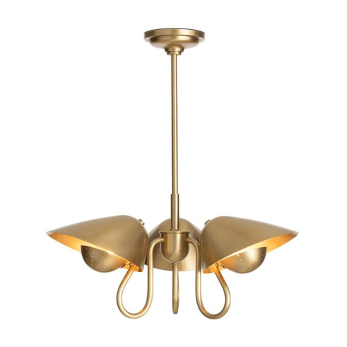 Keaton Natural Brass Pendant Light