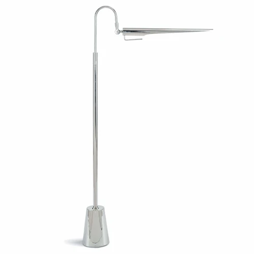 Raven Polished Nickel Floor Lamp