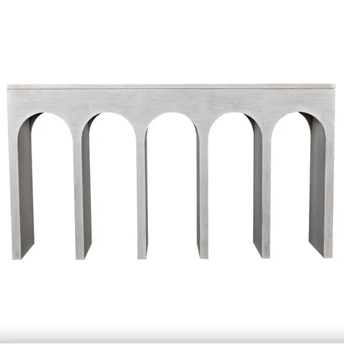 Bridge White Wash Console Table