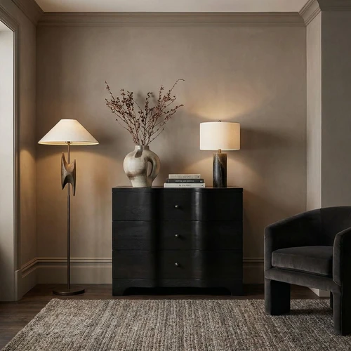 Claud Ebony Walnut Waved Chest