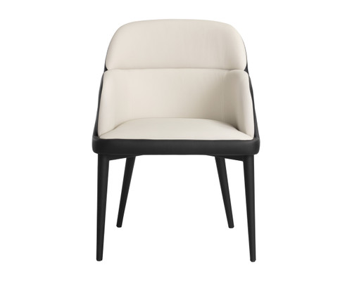 Hagan Dining Dillon Cream / Dillon Black Armchair