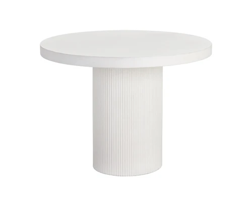 Nicolette White - 40" Dining Table
